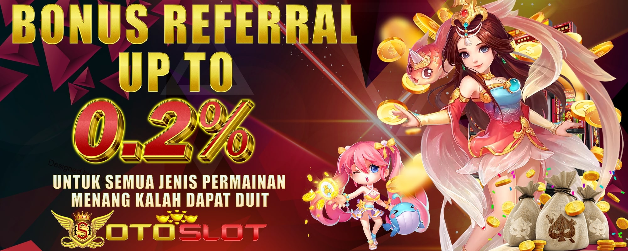 Bonus Referral 0,2% OTOSLOT